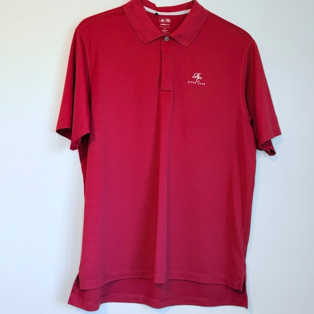 Adidas Classic Red Golf Polo Shirt
